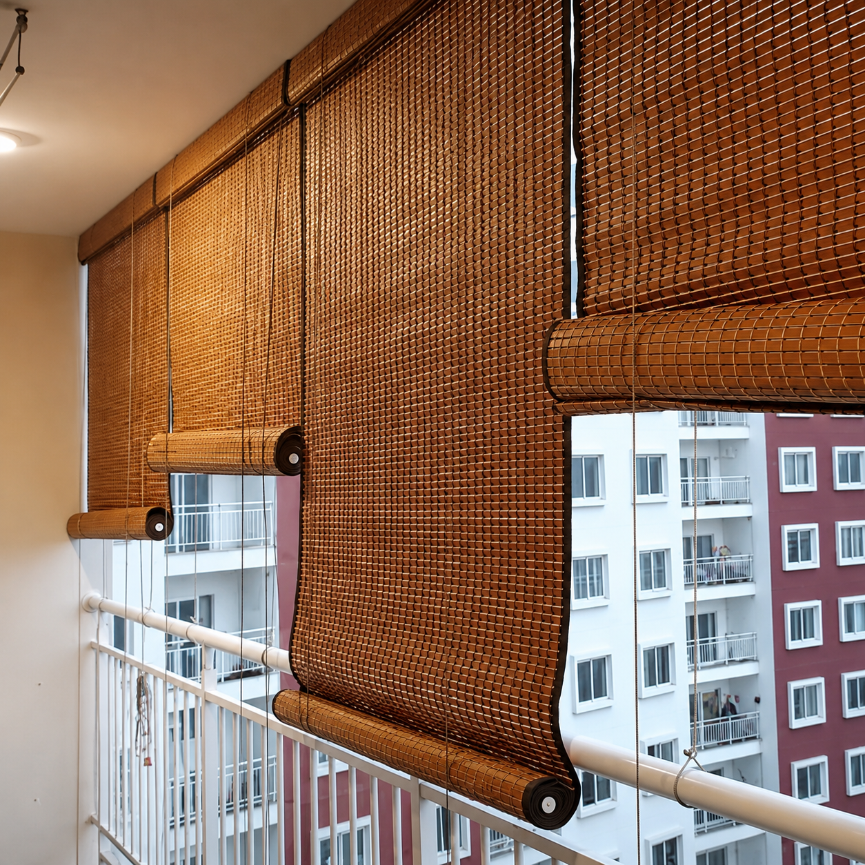 PVC outdoor blinds for patios and outdoor dining